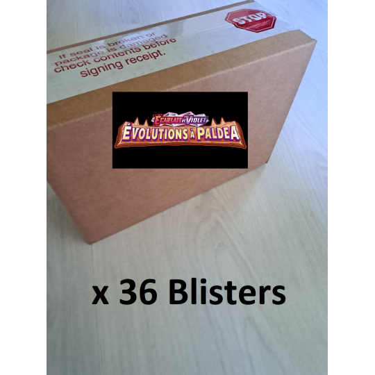 Case - Boîte de 36 blisters - EV02 - Evolutions à Paldea - FR