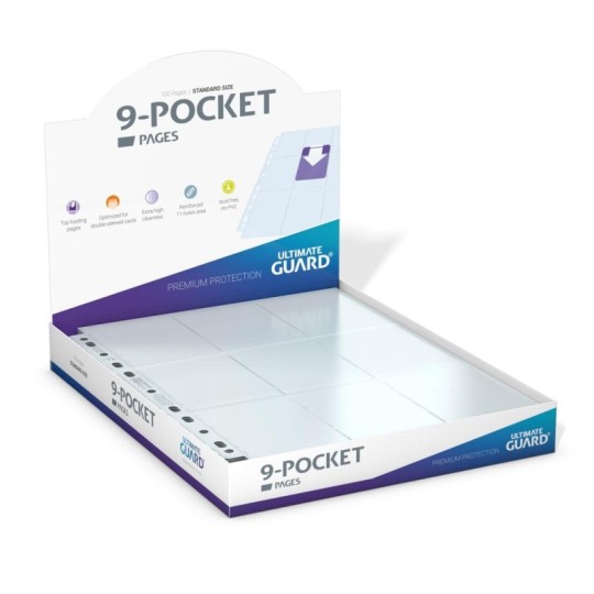 Feuilles de classeur - Ultimate Guard - 9 cases * 100