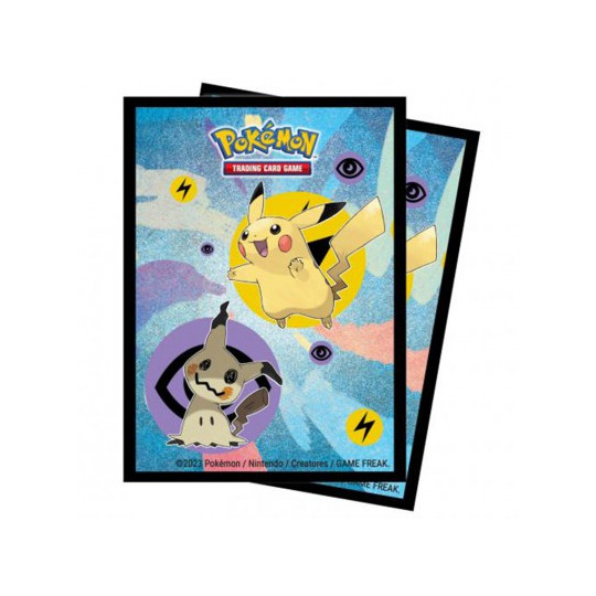 Protèges cartes/ sleeves Pikachu & Mimiqui