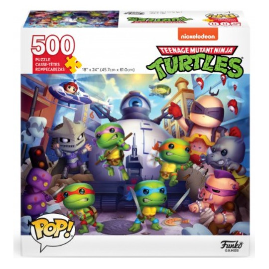 Puzzle POP - Tortues ninjas - 500 pièces