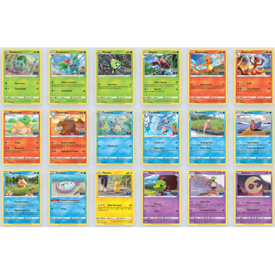 Set communes & peu communes - EB10.5 - Pokémon Go - FR