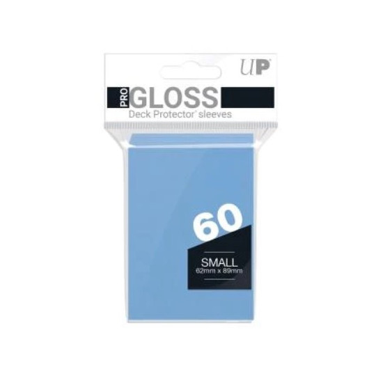 Protège cartes / sleeves Ultra Pro - Gloss Small - Bleu clair
