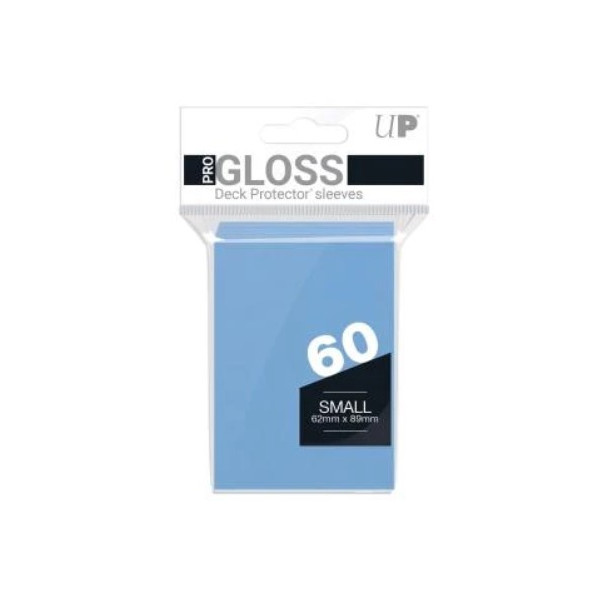 Protège cartes / sleeves Ultra Pro - Gloss Small - Bleu clair