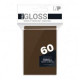 Protège cartes / sleeves Ultra Pro - Gloss Small - Marron